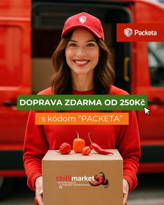 👻 Dušičky v rytmu chilli! 🎃 Doprava zdarma + nový halloweenský balíček od Chilli Marketu 🌶️ Platí pro Slovensko i Českou...