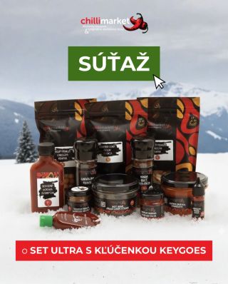 🔥 SÚŤAŽ O SET ULTRA S KĽÚČENKOU KEYGOES🔥 Miluješ chilli? 🌶️ Tak toto je súťaž presne pre teba. 👉 Ako sa zapojiť? 1️⃣...